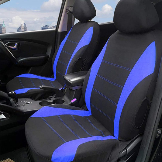 Housses de siège universelles 9 pièces – Protection complète pour voiture 5 places, tissu respirant, installation facile (Noir, Gris, Bleu, Rouge)