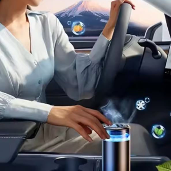 Diffuseur d’arôme intelligent CAFELE – Purificateur d'air à ultrasons LED pour voiture & maison